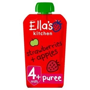 Ella's Kitchen Organic Strawberries & Apples 4m+ 120g