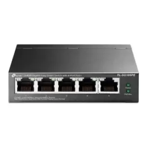 TP-LINK Easy Smart TL-SG105PE - Switch - managed - 5 x 10/100/1000 (4 PoE+) (TL-SG105PE)