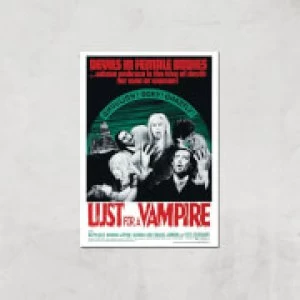 Devils In Female Bodies - Lust For A Vampire Giclee Art Print - A4 - Print Only