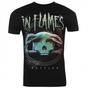 Official In Flames T Shirt Mens - Battle Circle