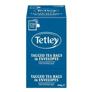 Tetley Tea Bags Tagged in Envelopes High Quality Tea Pack of 250