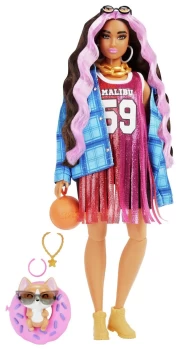 Barbie Extra Doll in Basketball Jersey & Bike Shorts
