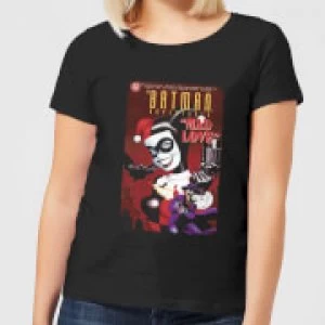 DC Comics Batman Harley Mad Love Womens T-Shirt - Black - M