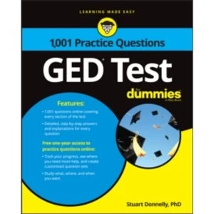 1,001 GED Practice Questions For Dummies by Consumer Dummies (Paperback, 2017)