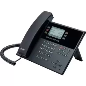 Auerswald COMfortel D-110 Corded VoIP Hands-free, Headset connection, Visual call notification, PoE Graphics display Black