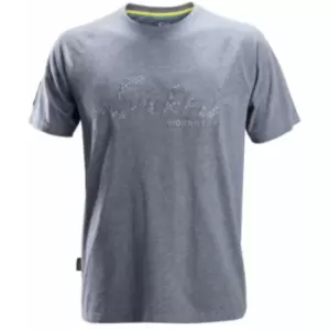 Snickers Logo T-Shirt - Grey - Size: XL