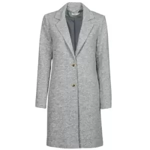 Only ONLCARRIE womens Coat in Grey. Sizes available:UK 6,UK 8,UK 10,UK 12