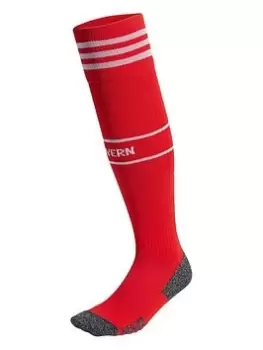 adidas Bayern Munich Home 22/23 Socks - Red, Size 13-2