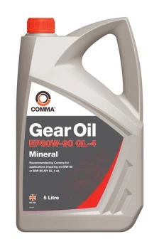 EP80W-90 GL-4 Gear Oil - 5 Litre GO45L COMMA