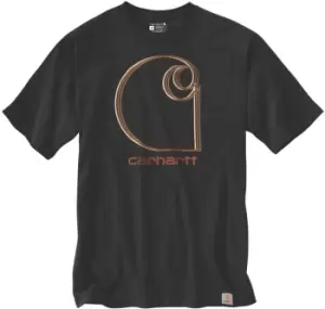 Carhartt C Graphic T-Shirt, black, Size 2XL, black, Size 2XL