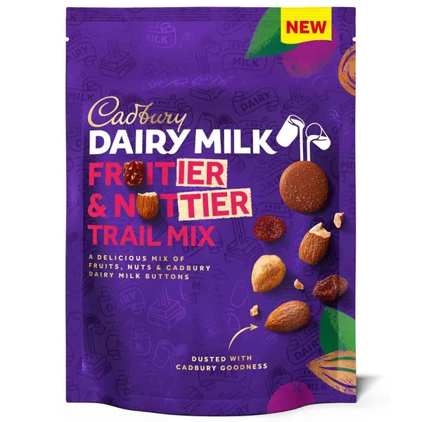 Cadbury Gifts Direct Cadbury Fruitier & Nuttier Chocolate Trail Mix 100g (Box of 10) 4305468O