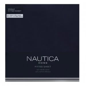 Nautica Fitted Sheet - Navy
