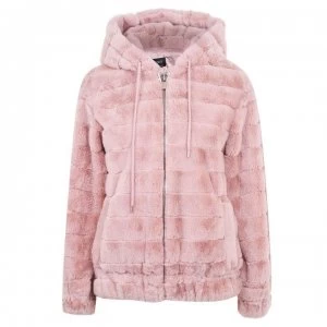 Bardot Fur Jacket - Pink
