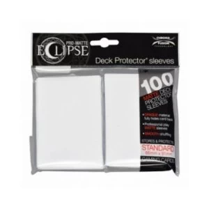 Ultra Pro Eclipse PRO Matte Arctic White Standard 100 Sleeves case of 6