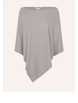 Accessorize Perfect Knit Poncho, Grey, Women