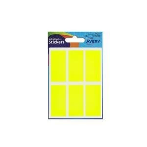 Original Avery 32 223 Yellow Coloured Labels in Packets 10 Packs of 36