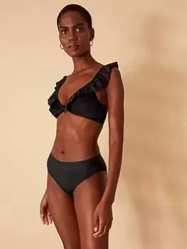Accessorize Lexi Bikini Bottoms - Black, Size 14, Women