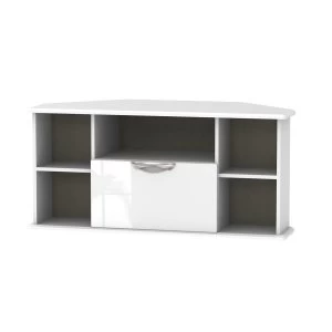 Indices 5-Shelf TV Unit - White/Grey