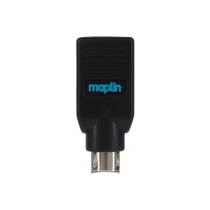 Maplin Premium USB A 2.0 Female to PS/2 Male Adapter