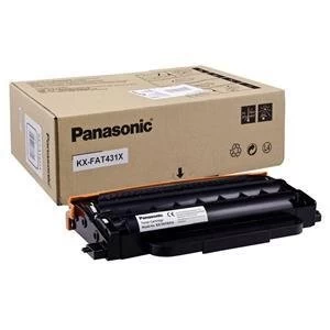 Panasonic KXFAT431X Black Laser Toner Ink Cartridge