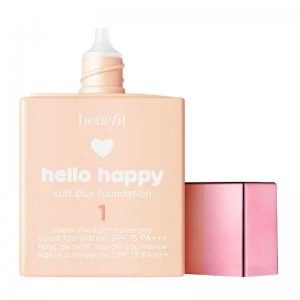 Benefit Hello Happy Soft Blur Liquid Foundation 30ml Shade 1