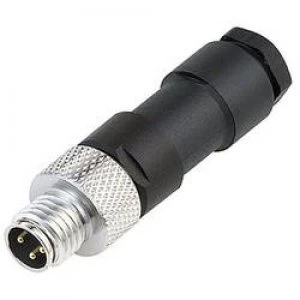 Binder 99 3379 00 03 Series 768 Sensor Actuator Plug Connector M8 Screw Closure Straight