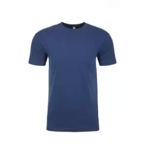 Next Level Adults Unisex Suede Feel Crew Neck T-Shirt (XXL) (Cool Blue)