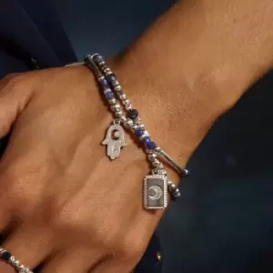 ChloBo Silver Manifest Sodalite Bracelet Set