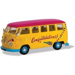 Corgi Volkswagen Campervan Congratulations Diecast Model