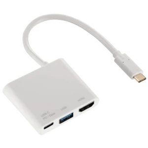 Hama 3 in 1 USB Type C Multiport Adapter USB Hub