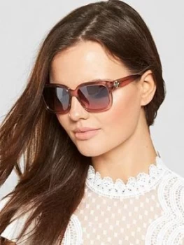 Juicy Couture Rectangle Sunglasses Pink Women