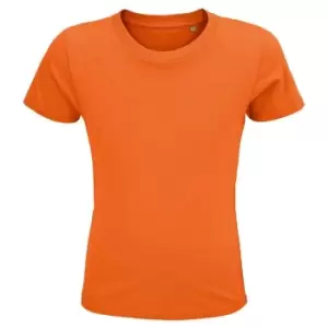 SOLS Childrens/Kids Crusader Organic T-Shirt (6 Years) (Orange)