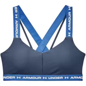 Under Armour Armour Crossback Low Impact Sports Bra - Blue