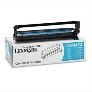 Lexmark 12A1452 Cyan Laser Toner Ink Cartridge