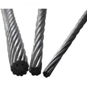 Wire rope x L 3mm x 1m TOOLCRAFT 13211100300 Grey