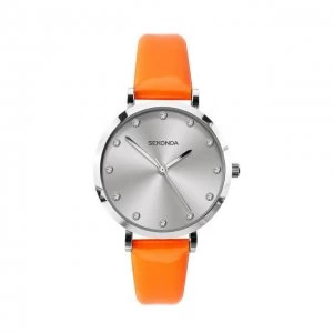 Sekonda Silver And Orange Fashion Watch - 40011