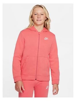 Nike Older Girls Nsw Core Tracksuit - Pink, Size L=12-13 Years, Women