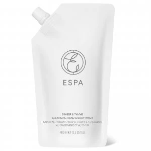 ESPA Essentials Cleansing Hand & Body Wash 400ml - Ginger and Thyme