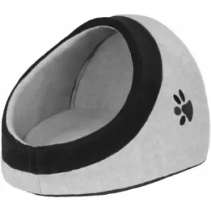 Dog bed dreamer - cat bed, luxury dog bed, pet bed - M / 32 x 32 x 28cm - black/grey