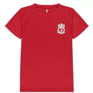 Team LFC Polyester Tee Shirt Junior - Red