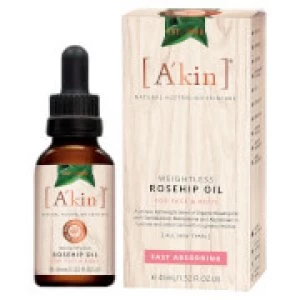 Akin Weightless Rosehip Oil 45ml