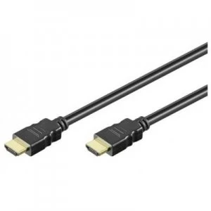 Manhattan HDMI Cable 10.00 m Audio Return Channel, Ultra HD (4k) HDMI Black [1x HDMI plug - 1x HDMI plug]