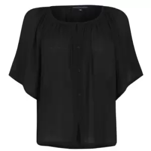 French Connection Clar Smock Top - Black