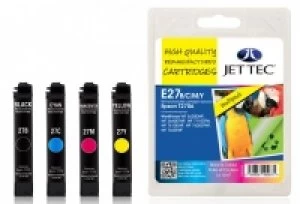 Epson T2706 BCMY Multipack Remanufactured Ink Cartridge by JetTec E27BCMY