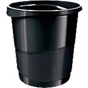 Rexel Waste Bin Choices Black 14 L Polypropylene 25.8 x 28.5 x 32.2 cm