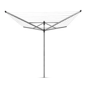 Brabantia Lift-O-Matic 50m Rotary Airer with Ground Spike