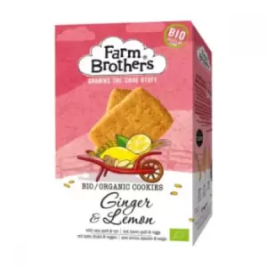 Farm Brothers Ginger & Lemon Cookies 150g (6 minimum)