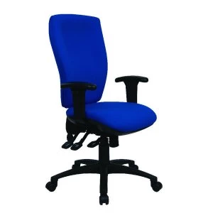 Cappela Deluxe Square High Back Posture Blue Chair KF03616