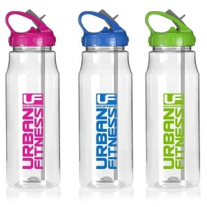 Urban Fitness Hydro Drinks Bottle 700ml Clear/Pink