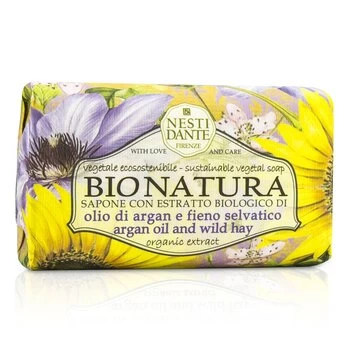 Nesti DanteBio Natura Sustainable Vegetal Soap - Argan Oil & Wild Hay 250g/8.8oz